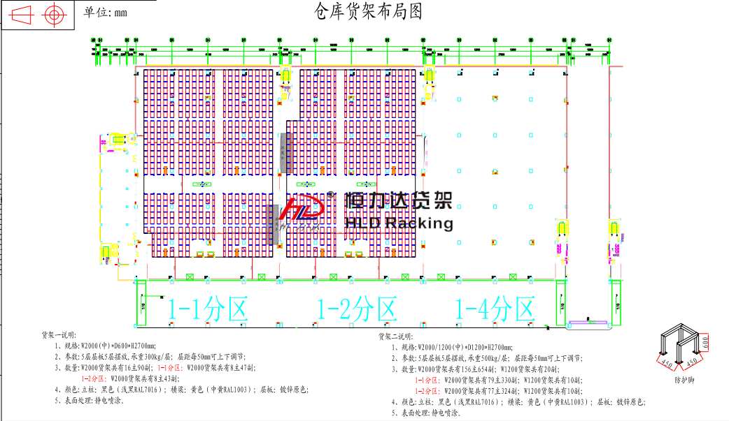 仓库布局设计图